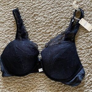NWT Aerie Maddie Black Bra Size 36C